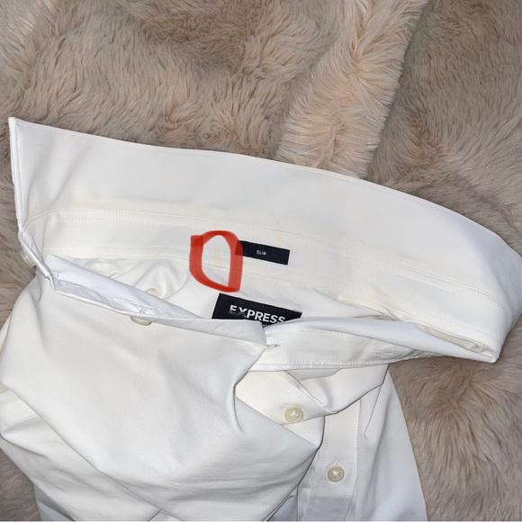 Express Gray Wool Skinny Fit Innovator Full Suit With Shirt & Tie Size 36R Small - Picture 12 of 16